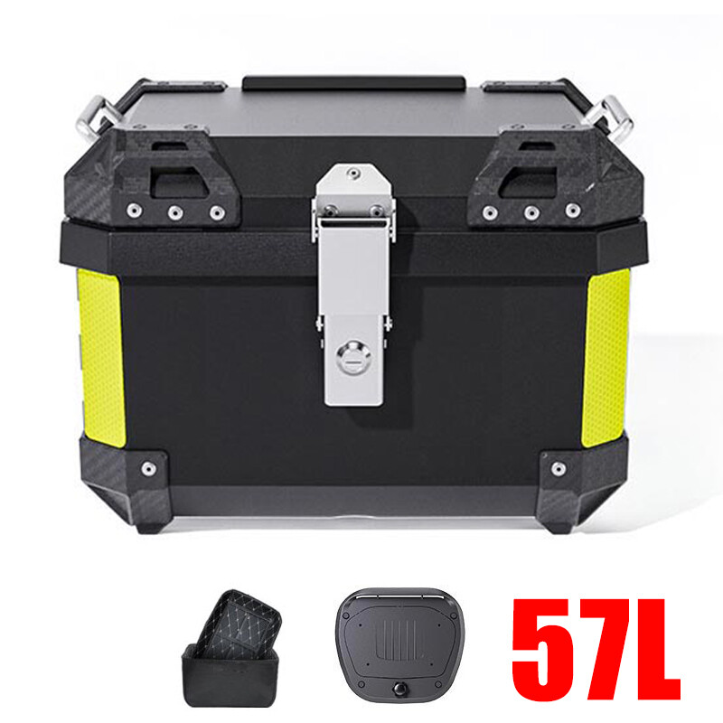Motorcycle Top Box AEDNX Motorcycle Top Case - 40L Waterproof Rear