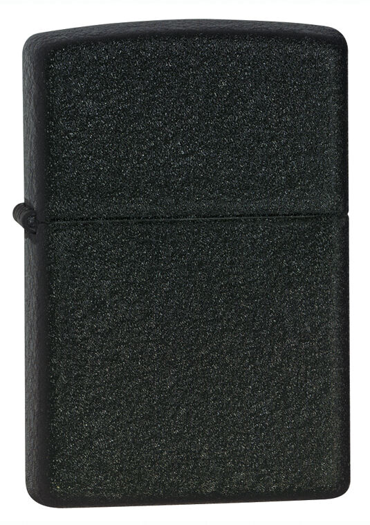 Zippo Windproof Lighter, Black Crackle, 236, New In Box. Available Now for 17.33