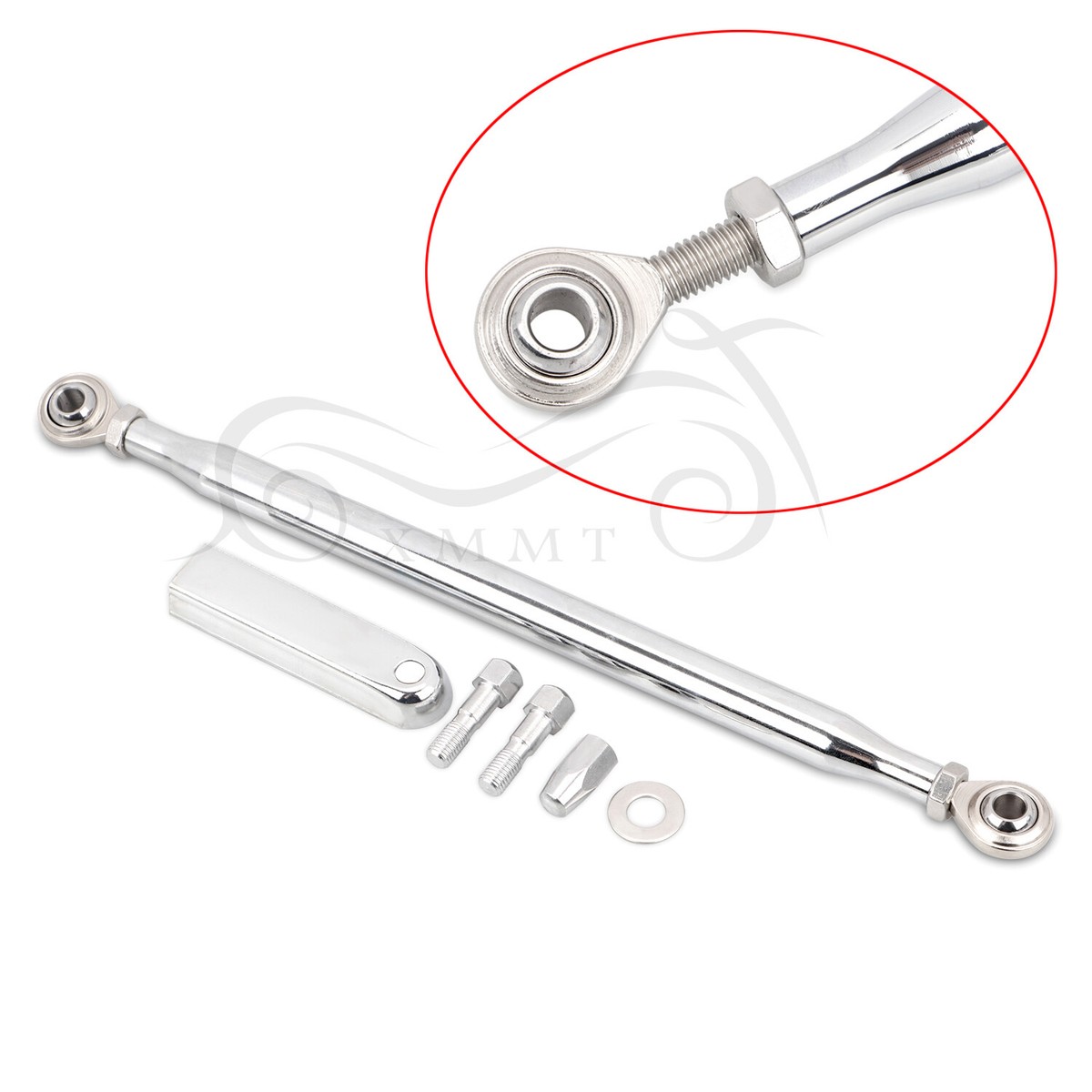 Chrome Round Shift Linkage Shifter For Harley Heritage