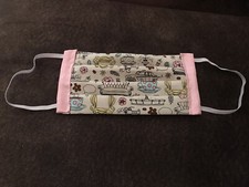 Handmade Friends TV Show Face Mask Tan Pink