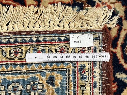 Prachtvoller Handgeknüpfter Orientteppich Ghom Ghoum 220x145 cm carpet rug - Bild 24 von 24