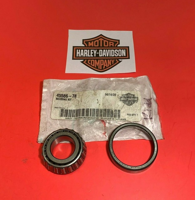 NOS OEM Harley Davidson 4558678 Steering Head Bearing Kit eBay