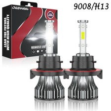 FOR Chevy Spark 2013-2018 - 6000K 2pc 9008 LED Headlight High/Low Beam Bulbs Kit