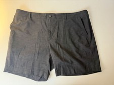 FAHERTY gray ALL DAY SHORTS men's 42 x 7