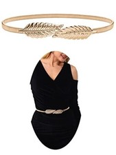 Gold belt for women's dress,elastic pendant belt,gold belt, Gold  Silve Top