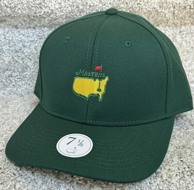 2024 Masters Crows Next Collection Fitted Hat 7 1/8 inch Green Caddy style NWT