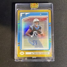 2024 Optic - JaTavion Sanders - Rated Rookie Auto #244 - Gold /25