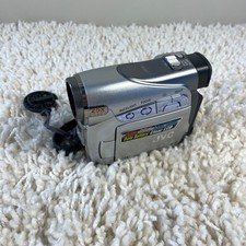 JVC GR-D93U MiniDV Camcorder Cam Silver AS IS Safeguard Mode