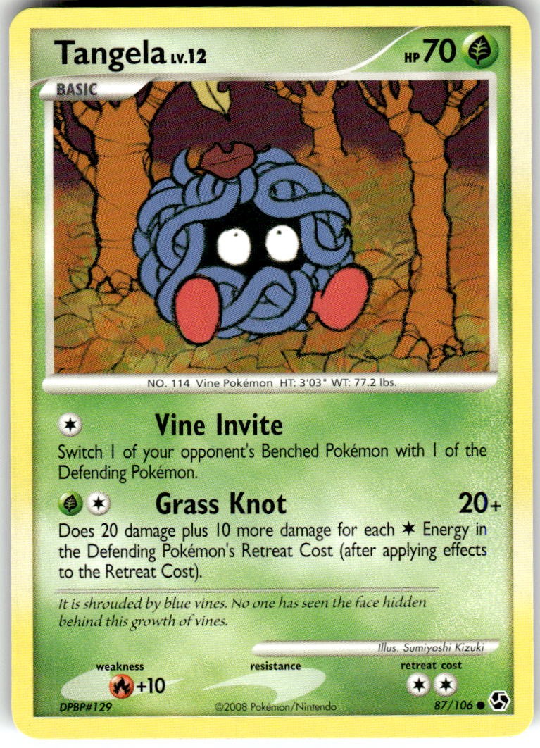 Tangela 87/106 Common Great Encounters Pokemon Near Mint
