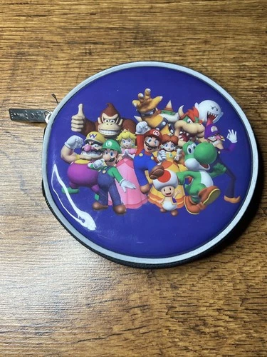 Vintage Super Mario Bro Nintendo CD Case - Holds 12 CD's
