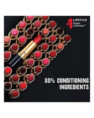 (CHOICE of Color) Revlon Super Lustrous Lipstick Rich Color Lightweight Soft Nib