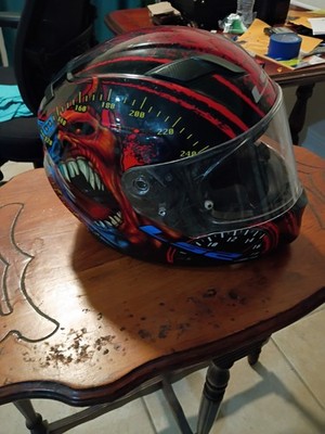 Ls2 Stream Deamon Adult Medium Helmet Racing Go Kart, Motorcycle