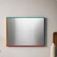 Wanddisplaytafel | 3,5 cm Rand, Edelstahlplatte, f&uuml;r das Homeoffice