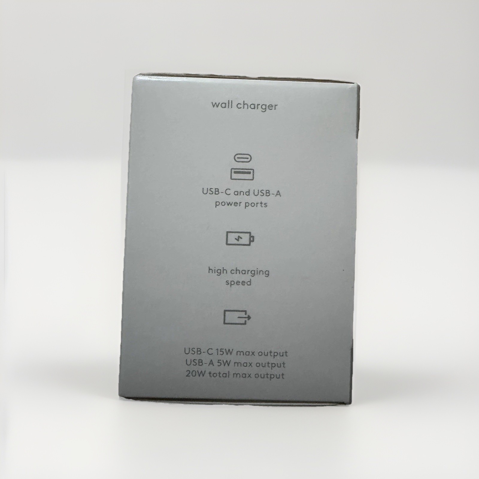 Heyday Wall Charger USB-C & USB-A Power Ports