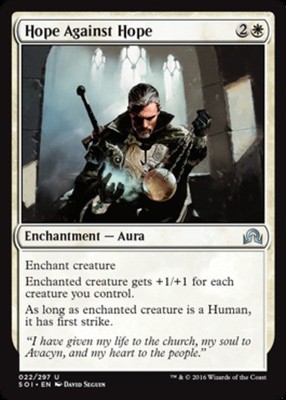 Hope Against Hope Shadows Over Innistrad Lightly Played, English