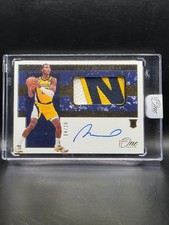 2023 Panini One and One Bennedict Mathurin Rookie Patch Auto Gold /10 - Sealed