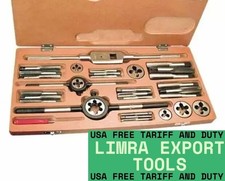British Association Tap and Dies Set 0 to 10 B.A Boxed Complete B.A