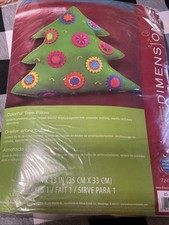 Dimensions Christmas Tree Felt Kit Colorful Tree Pillow