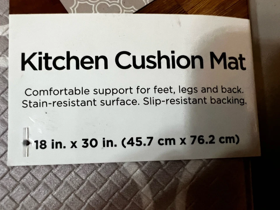 18" x 30"  Kitchen Mat Cushion Comfort Anti-Fatigue Foam Waterproof - Image 3 of 3