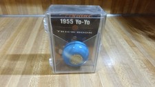 Vintage Duncan Super Tournament Tops Yoyo 1955 Repro,blue,case,new 