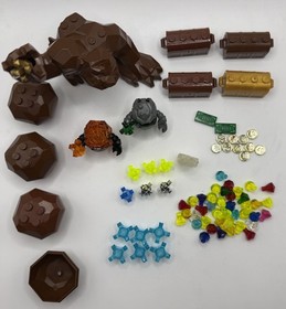 LEGO Rock Raiders Monster Power Miners Pirate Treasure Chest Crystal Gems Lot