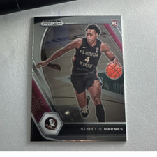 Panini 2021-22 Prizm Draft Picks Rookie Base Scottie Barnes #6 Florida State