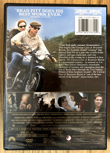 The Curious Case of Benjamin Button (Single-Disc Edition) DVD - Factory ...