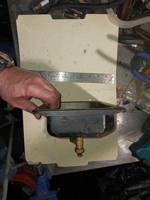 Kohler Engine K241AQS steel oil pan with spout
