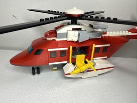 LEGO CITY: Fire Helicopter (7206) Near Complete New Stickers