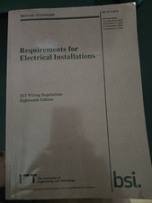 IET Wiring Regulations, 18th Edition BS7671:2018 - 2022 Amendment 2 