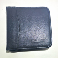 Case Logic 24 Disc CD DVD Storage Case Black Zippered Travel Organizer