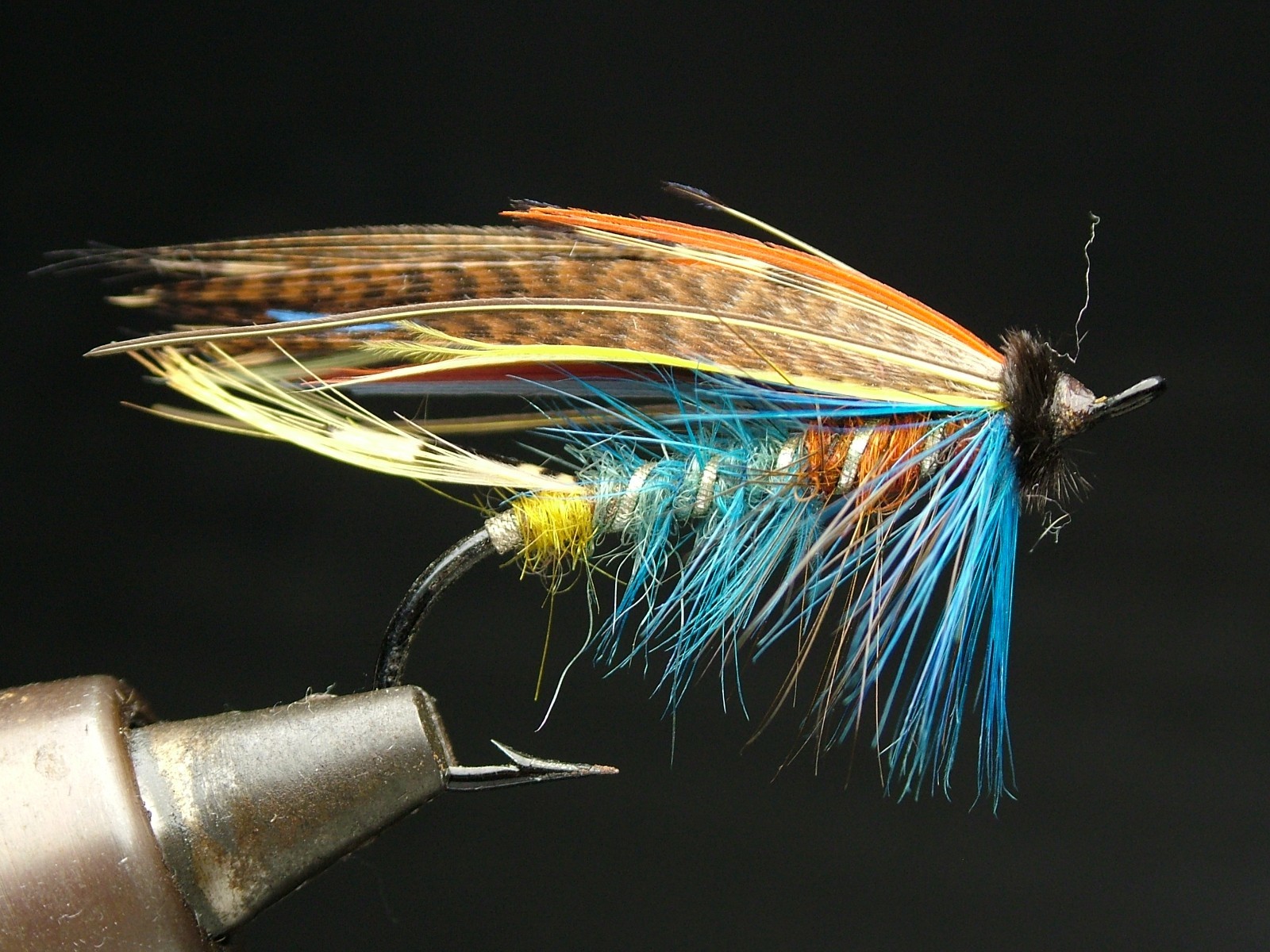 Hardy Bros Ltd Irish pattern Iron  salmon fly for rod reel fishing CIRCA 1900