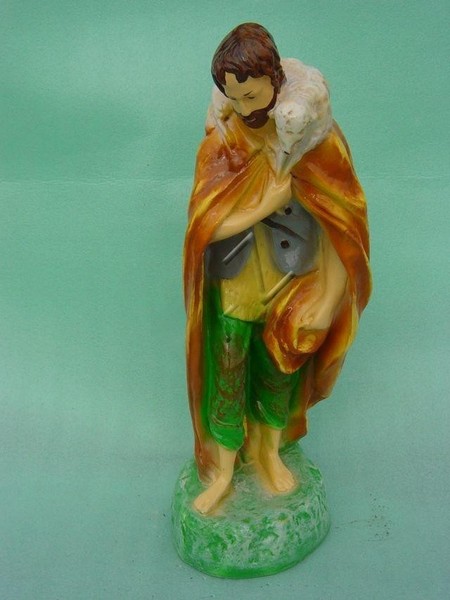 Design Schafhirt Figur Garten Statue Skulptur Figuren Skulpturen Deko Statuen-image