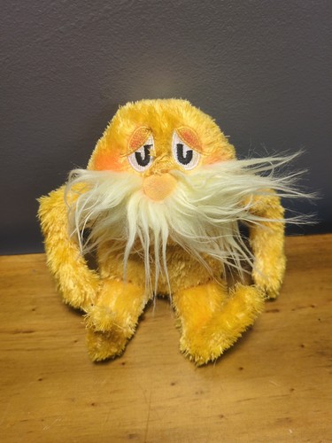 Dr. Seuss The Lorax Mini 6 inch Plush Doll Stuffed Animal Manhattan Toy 2012 EUC - Picture 2 of 11