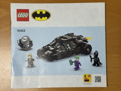 Lego Batman 76303 Tumbler Two Face Bauanleitung top Zustand