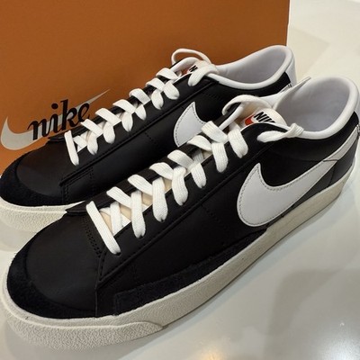 Nike Blazer Low 77 Vintage Black White Sail Men's Sneakers Men s size 10