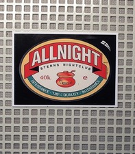 Flyer Fridge Magnet, Sterns Allnight Marmite, Rave, Old Skool