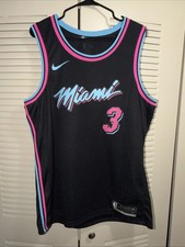 Nike Dwyane Wade Heat Nike City Edition Swingman Jersey Miami Vice Black XL