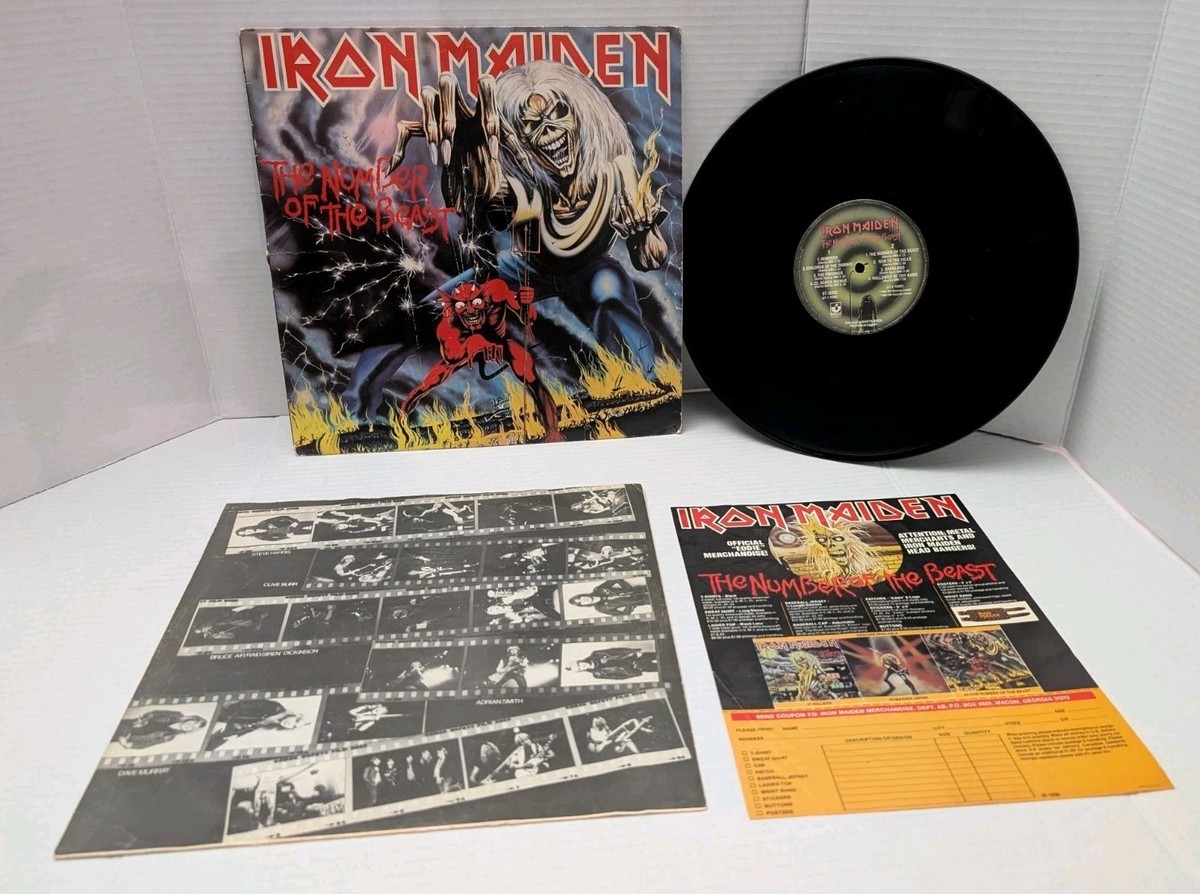 IRON MAIDEN The Number Of The Beast LP | eBay