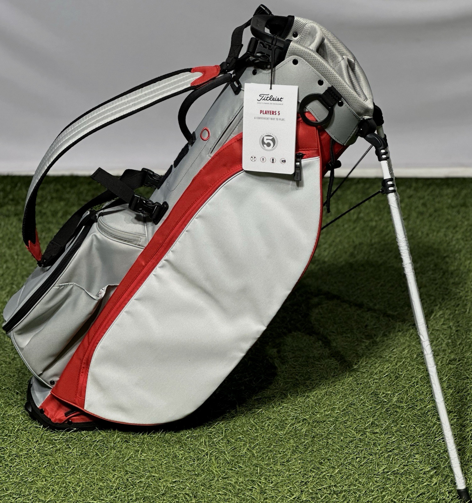 Bag Gray/red/white No Logo
