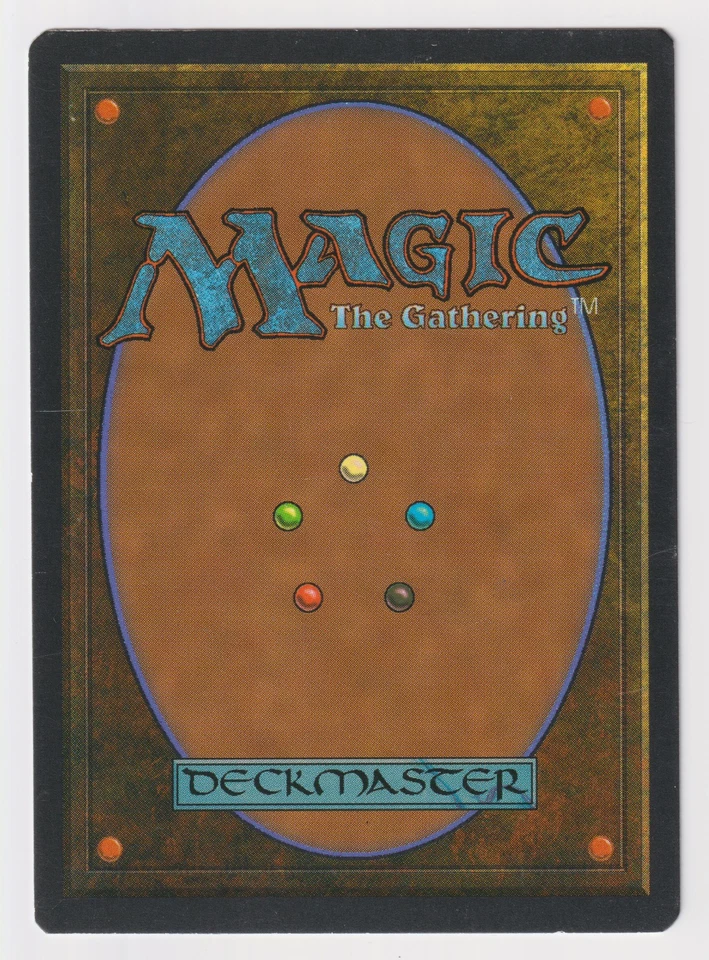 Dark Print Vexing Arcanix MP Ice Age 1995 WOTC MTG Magic Misprint Vintage Rare! - Image 2 of 2