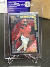 KEN GRIFFEY JR. 2000 TOPPS GALLERY OF HEROES BASEBALL DIE CUT REDS Q3562
