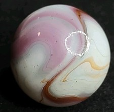.76" Lavender White Badger Jabo Swirl Mint - Ltd EDT Glass Marble Toy