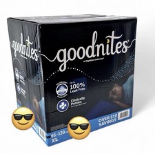 Boys XL Huggies Goodnites Nighttime Bedwetting Underwear with Space Designs