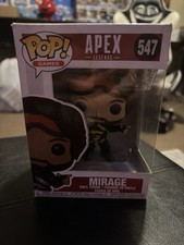 Funko Pop! Apex Legends Mirage #547 Vinyl Figure Vaulted BOX DAMAGED 