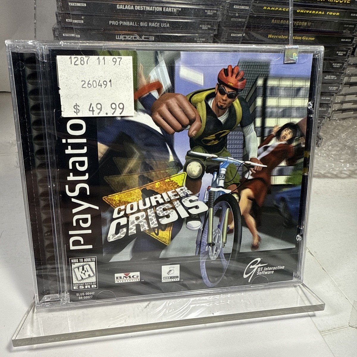 Sony PlayStation 1 PS1 Courier Crisis GT Interactive Brand New
