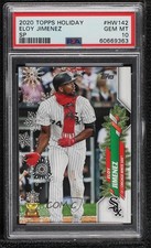 2020 Holiday WalMart Mega Box Short Print Variations Eloy Jimenez PSA 10 1s6