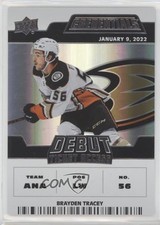 2022 Upper Deck Credentials Debut Ticket Access /799 Tier 2 Brayden Tracey f0l