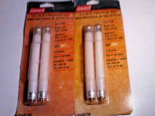2 packs NEW OEM Coleman Fluorescent Tubes 6" Light Bulbs 4 Watts 5344C706 NOS