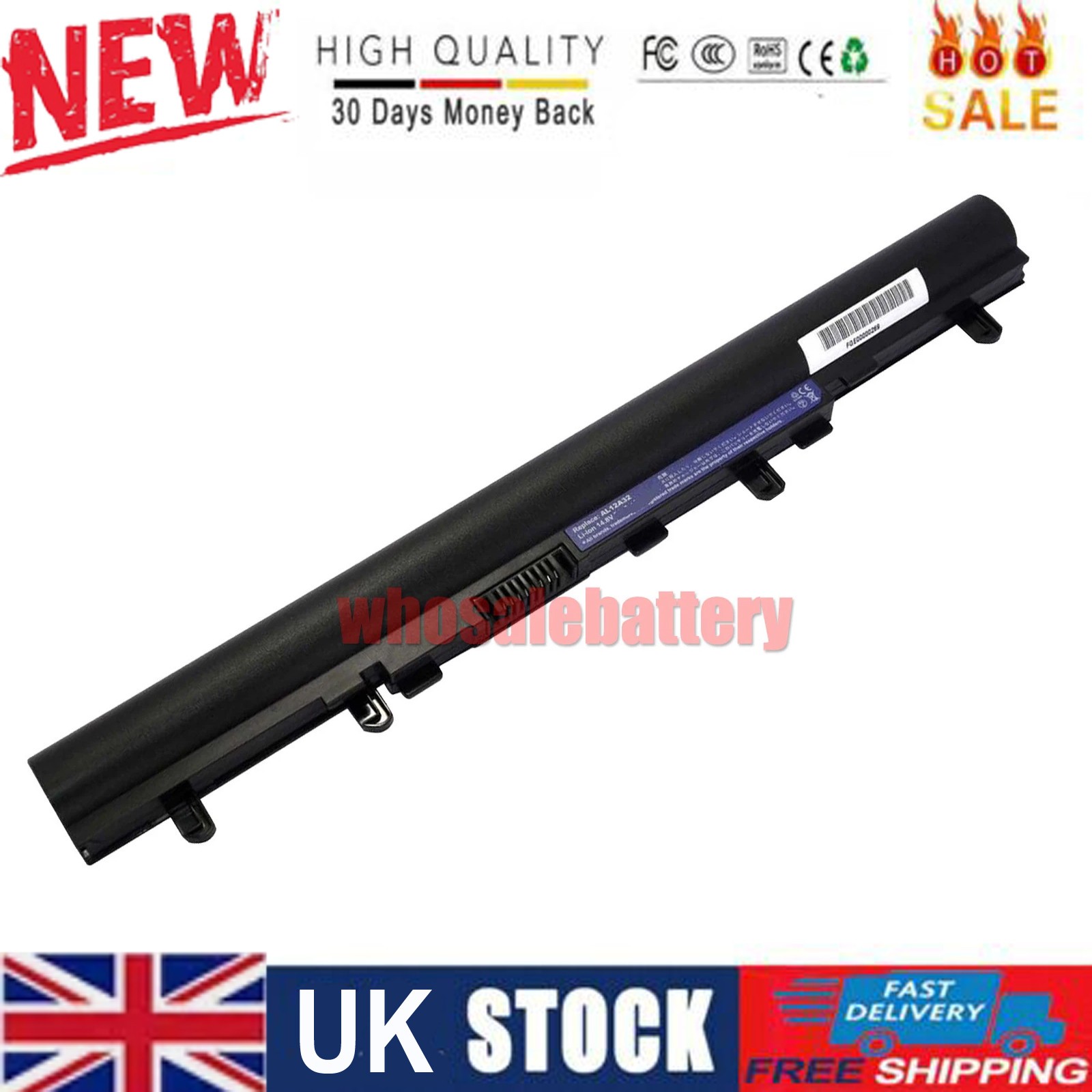 AL12A32 Battery For Acer Aspire V5 V5-551 V5-571 E1-410G E1-532 E1-572G Laptop